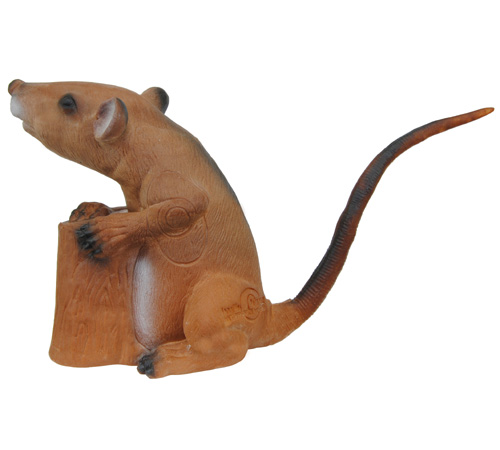 Longlife 3-D Tiere sitzende Ratte